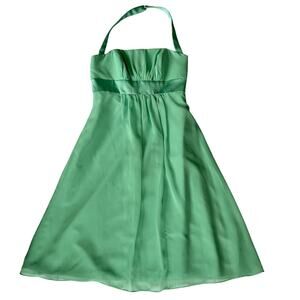 Vintage Alfred Angelo babydoll empire waist chiffon 90s Y2K bridesmaids prom 4